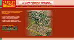Desktop Screenshot of beniakovce.sk